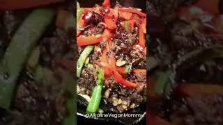 Alkaline Electric Stir Fry with Ground Mushroom