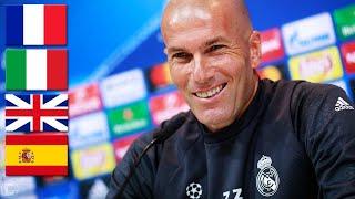 Zinedine Zidane Speaking 4 Different Languages | Spanish, French, Italian & English