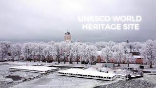 Suomenlinna Fortress in Winter - Unesco World Heritage Site FINLAND