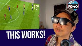 Rokid Max AR Glasses: 215 inch Sized movies & sports!