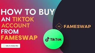 How To Buy a Tiktok Account from Fameswap in 2023! Step by Step