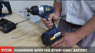 Charging with RYOBI ONE+ battery