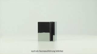 Pauli+Sohn Flamea+ Winkelverbinder fuer Festteile Glas an Glas 90° ArtNr 8196