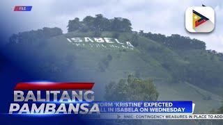 Tropical storm ‘Kristine’ expected to make landfall in Isabela on Wednesday