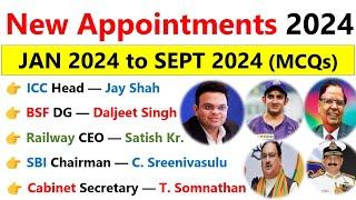 Appointment Current Affairs 2024 | Who Is Who 2024 Current Affairs | Important Appointments 2024