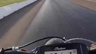 Stock Indian ftr 1200 1/4 mile drag racing