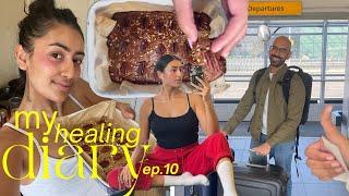 my healing diary, ep 10 | healthy dessert recipes, gut health talks, and new skincare!