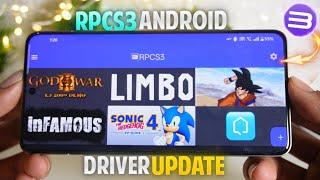 RPCS3 Emulator Android - Driver UPDATE | RPCS3 Android Setup | Best PS3 Emulator For Android