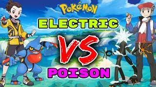 We Only Catch POISON or ELECTRIC Type Pokemon... Then We FIGHT!