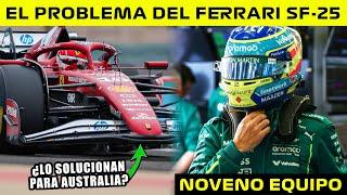 ️ULTIMA HORA El PROBLEMA del FERRARI SF-25  DONDE DEBEN TRABAJAR?  ASTON MARTIN NOVENO EQUIPO