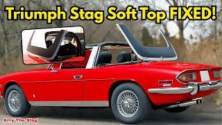 Triumph Stag Roof FIXED! | Soft Top Stuck? Here’s the DIY Solution