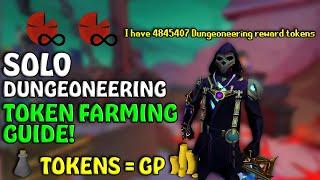 SOLO Dungeoneering TOKEN FARMING Guide! - FAST TOKENS! - 2024