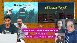 Video Games made from Scratch by Backstage Pass Students