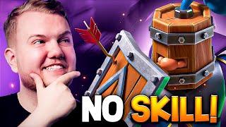 NUEVO MAZO SIN SKILL DE RECLUTAS ES IMPARABLE EN CLASH ROYALE!