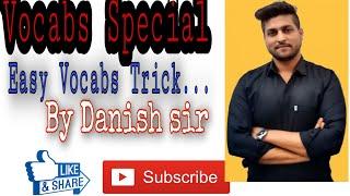 Vocabs trick by Danish sir