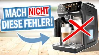 Kaffeevollautomaten: Bitte mache nicht DIESE Fehler!