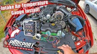 How to Install a Intake Air Temperature Gauge in your Car! (ProSport Gauges)