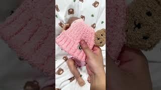 Reborn baby's pink suit #rebornbaby #reborndoll #shorts