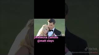 Rebecca Zamolo and Matt slays wedding ️