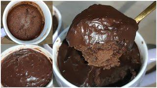 1 Minute Perfect Chocolate Mug Cake in Microwave by Food Rex