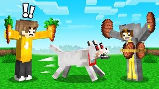 Minecraft but First One To DIE, WINS! (vs Friend)