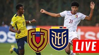 ECUADOR VS VENEZUELA SUDAMERICANO SUB 15 EN VIVO