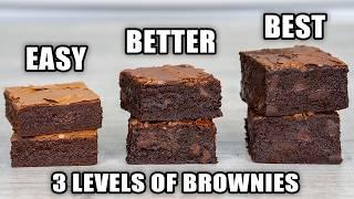 The Ultimate Fudgy Brownies | 3 Levels - Easy to Expert