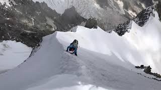 Peuterey Integral on Mont Blanc, Europe's longest apline route.