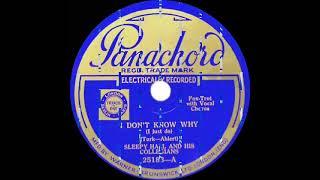 1931 Red Nichols (as ‘Sleepy Hall’) - I Don’t Know Why (I Just Do) (Russ Lyon, vocal)