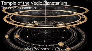 Temple of the Vedic Planetarium Cosmic Chandelier