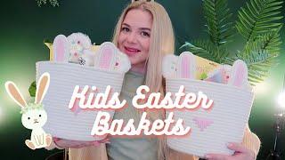 WHAT'S IN MY KIDS EASTER BASKETS 2022! | EASTER BASKET IDEAS FOR 3 AND 5 YEAR OLDS