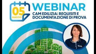 Webinar CAM Edilizia: requisiti e documentazione di prova - Istituto Giordano.