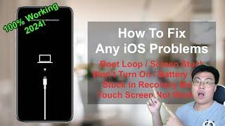 Best iOS System Recovery Software 2024 | Fix iPhone Stuck on Apple Logo, Recovery Mode, Black Screen