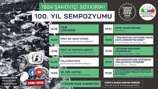 1924 ŞAHOVİÇİ BOŞNAK SOYKIRIMI - 100. YIL SEMPOZYUMU | Türkiye Bosna Sancak Derneği | #CANLI