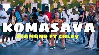 Diamond Platnumz ft Khalil Harisson & Chley - Komasava (OFFICAL DANCE VIDEO) DANCE 98