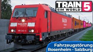 Fahrzeugstörung: Rosenheim - Salzburg | TRAIN SIM WORLD 5 | Internationaler Güterverkehr | TSW 5