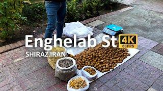 Shiraz Walking Tour, Enghelab St., Autumn, iran 2022