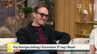 TV4 Nyhetsmorgon 9.3.2025 - Finlandssvenska Kaj vann Melodifestivalen