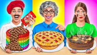 Me vs Grandma Cooking Challenge | Funny Food Hacks by TeenDO Challenge