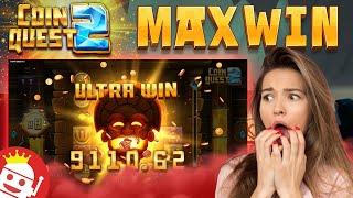  COIN QUEST 2 (SLOTMILL)  LUCKY PLAYER LANDS 15,000X MAX WIN!