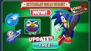 Sonic Forces Speed Battle - New Event Update Character :  Extreme Gear Sonic New Special Runner