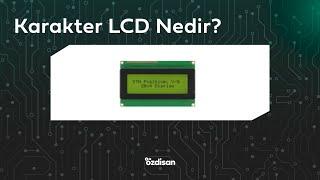 Karakter LCD nedir ve çalışma prensibi nasıldır? 