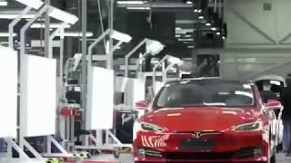 Tesla Motors Factory - Model X Production Line