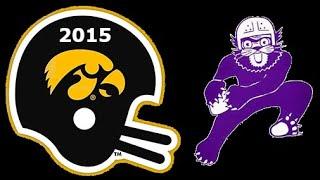 2015 Iowa Hawkeyes @ Northwestern Wildcats Football (Full Game - No Huddle)