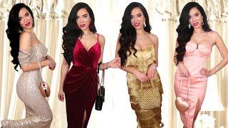 Feminine Old Hollywood Glam Party Outfits for Christmas & New Year's Eve  