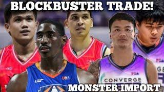 PBA UPDATES! NLEX NEW MONSTER IMPORT! ETO NA!TRADE SERRANO,MUYANG CONVERGE AMBOHOT,CARALIPIO PHOENIX