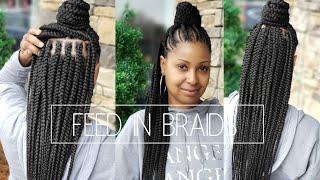 FEED IN BRAIDS | EASY & QUICK BRAIDED STYLE | 3 HR DURATION