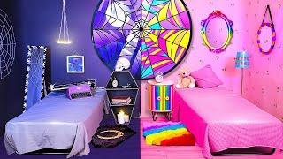 WEDNESDAY vs ENID's ROOM MAKEOVER || BRILLIANT HACKS by 5-Minute Crafts