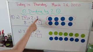 2nd Grade: Dividing by 2