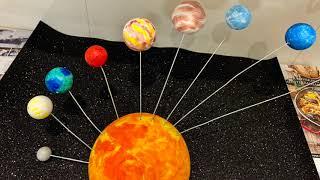 How to make a 3D Solar System model for Kids | Planets' School Project | Time 4 Kids TV